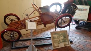 1920s-era Briggs and Stratton Flyer vehicle on display in the Wayne County Museum (Richmond, Ind.)
